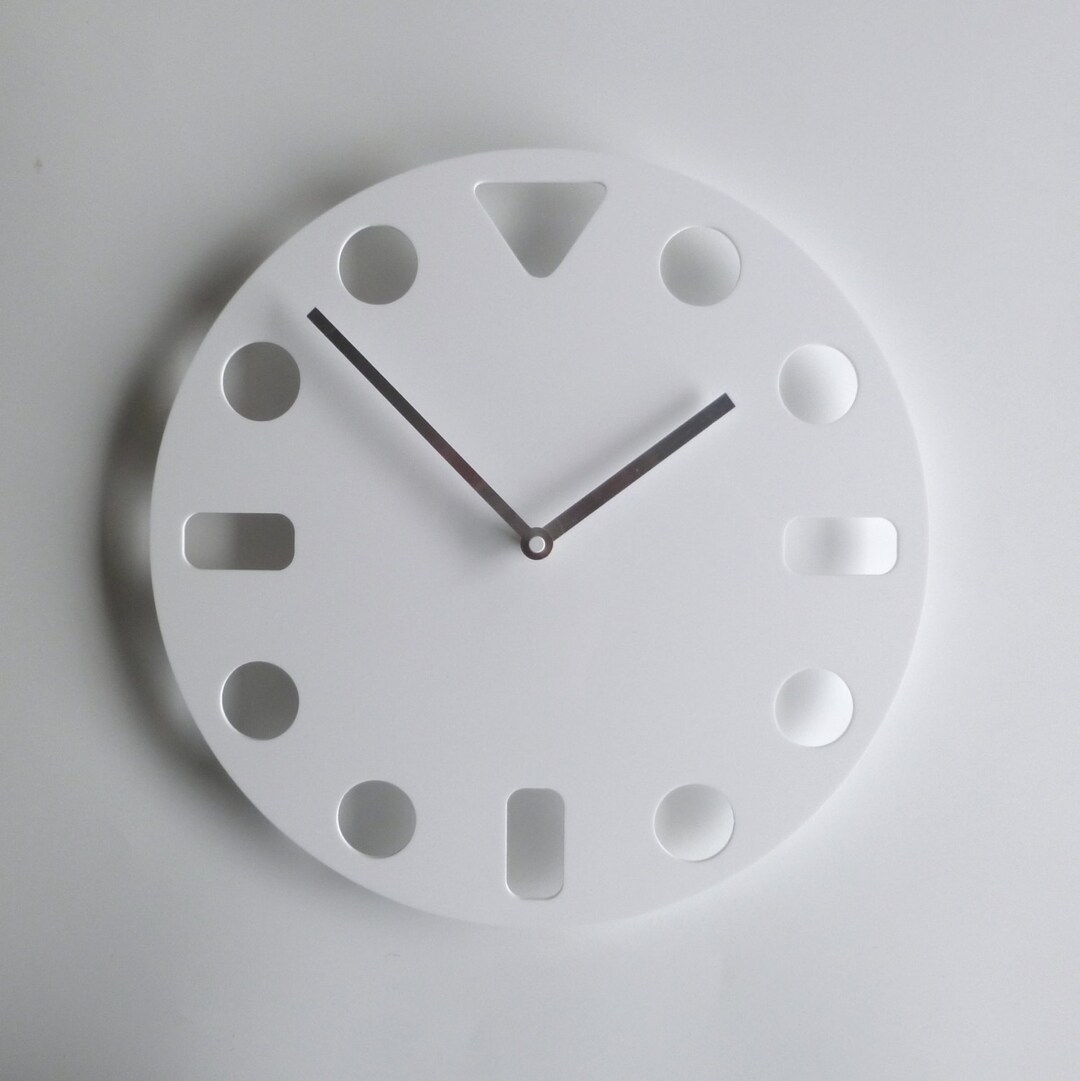 Objectify Marked Outline Wall Clock Medium Size - Etsy