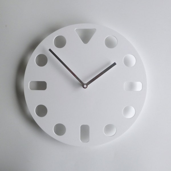 Objectify Marked Outline Wall Clock - Medium Size
