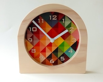 Objectify Grid2 Desk Clock with Numerals