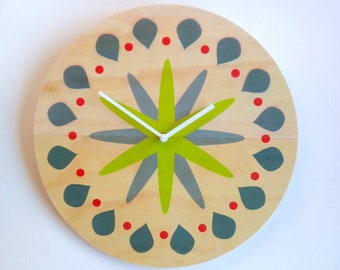 Objectify Portland Green Wall Clock