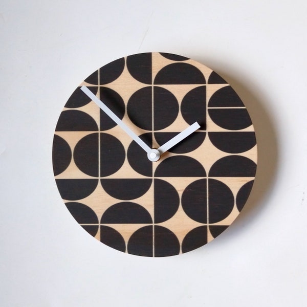 Objectify Black Bean Wall Clock