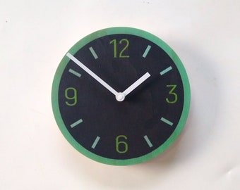 Objectify Black and Green Wall Clock