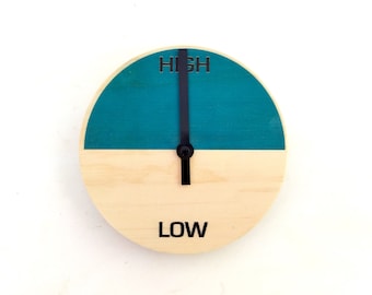 Objectify "Demi Blue" Tide Wall Clock