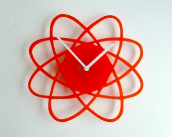 Objectify Atom Outline Wall Clock