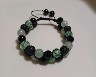pulseira dupla shamballa alienígena