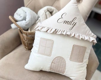 Baby Custom Embroidered decor pillow with name