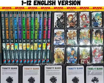 Trinity Blood Manga Volume 1-12 Full Set English Version Comic