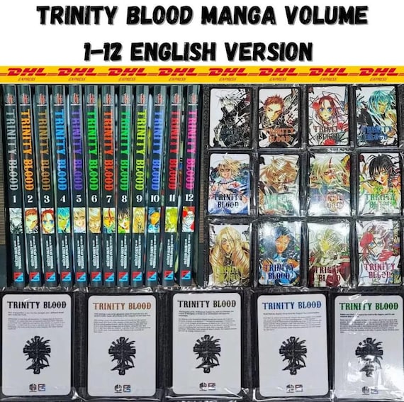 Trinity Blood Manga Volume 1-12 Full Set English Version Comic