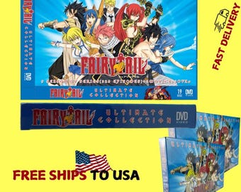 Fairy Tail Complete Anime DVD Box Set (episodes 1-328 + 2 Movies 