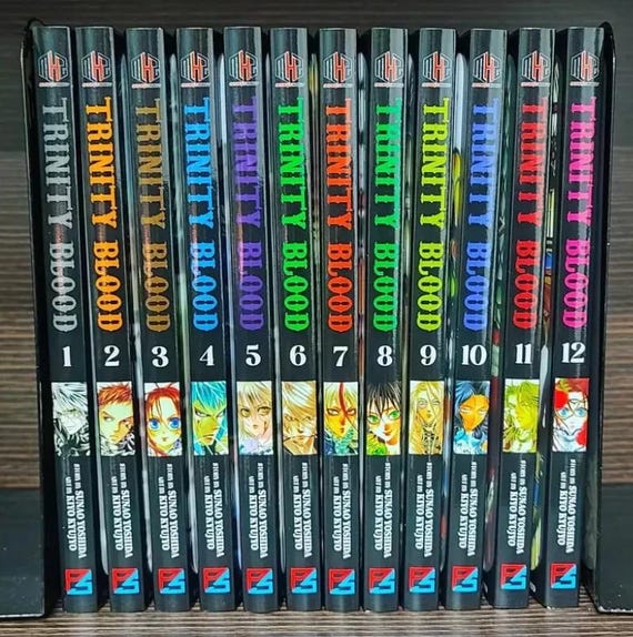 Trinity Blood Manga Volume 1-12 Full Set English Version Comic