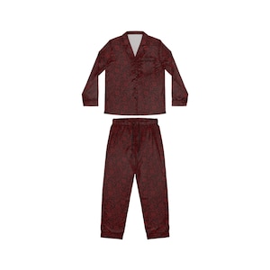 Luxurious Women's Satin Pajama Set, Cozy Sleepwear, Elegant Loungewear
