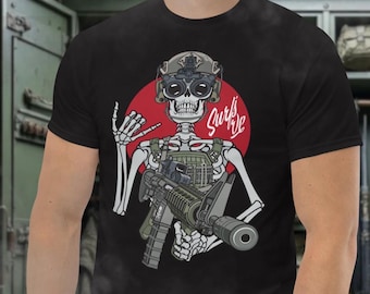 Surf's Up Tee | Tactical Tee, Veteran, Mens Tee, Father Gift, Meme, Military Humor, Morale