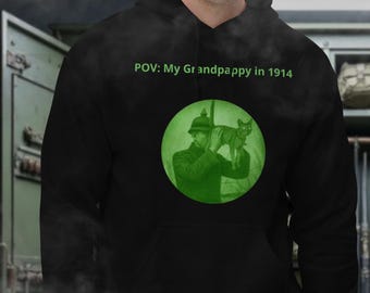 Mon grand-père à capuche | Sweat à capuche tactique, vétéran, sweat à capuche pour homme, cadeau père, meme, humour militaire, moral