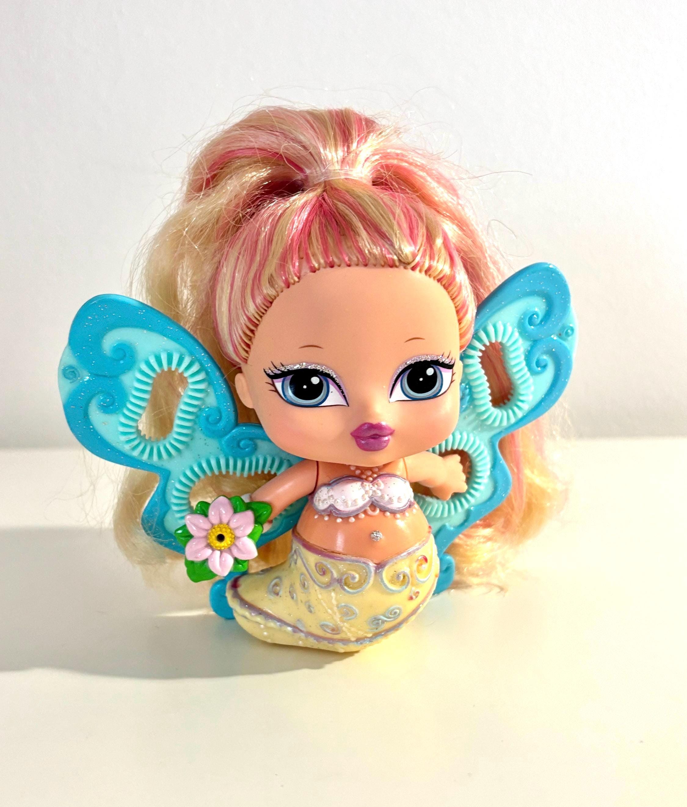 人形ビスクドール CHRISTA CANZIO LITTLE BUTTERFLY Bratz Babyz Doll Cloe - Bubble Butterliez - 5' Authentic MGA Bratz