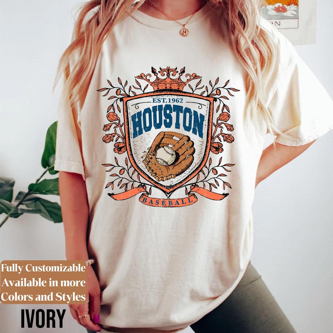 Comfort Colors Houston Baseball Shirt Vintage Game Day Tee | Astros ...