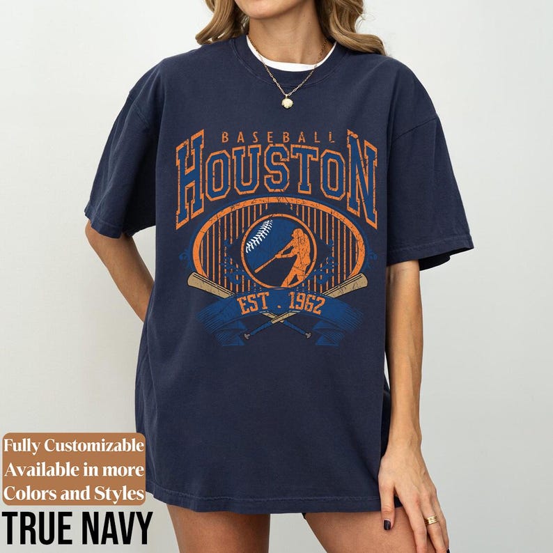 Comfort Colors Houston Baseball Shirt Vintage Game Day Tee | Astros ...