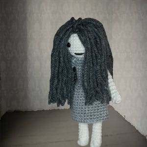 Crochet Pattern Ghost Girl Ghost Girl Amigurumi Crochet Pattern Scary Cute Haunts Instant Download PDF Halloween Crochet Fun image 1