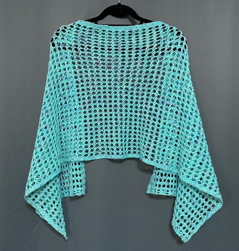 Crochet Pattern + Video ~ Crosshatch Shawl ~ Airy Lace Wrap ~ Fingering ...
