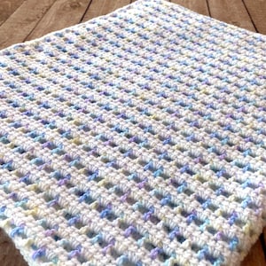 Crochet Pattern ~ Sherbet Baby Blanket ~ Baby Blanket Crochet Pattern ~ Baby Shower Crochet Gift ~ Baby Nursery Blanket Crochet Pattern