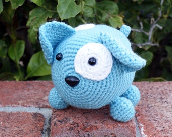 Crochet Pattern ~ Roly Poly Doggy Amigurumi ~ Dog Toy Crochet Pattern ~ Stuffed Dog Gift Crochet Pattern ~ Dog Lover Gift Crochet Pattern