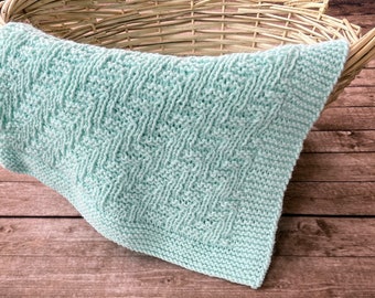Knit Pattern ~ Baby Steps Blanket ~ Knit Pattern