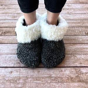 Crochet Pattern Women's Cuddly Faux Fur Slippers Bootie Slipper Crochet Pattern Crochet Slipper Gift Crochet Pattern for Women image 2