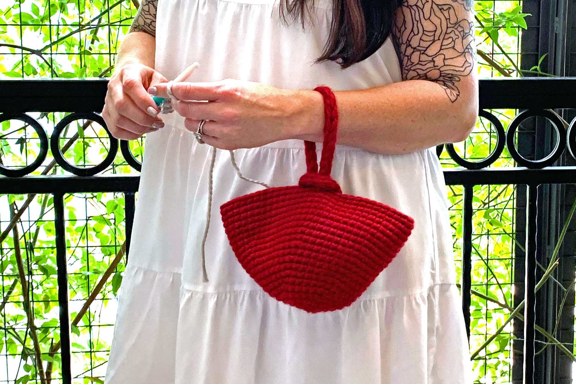 Crochet Pattern ~ Bauble Bag ~ Wristlet Purse Crochet