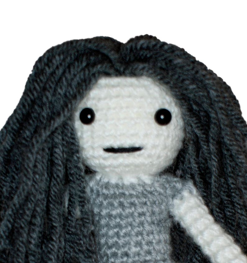 Crochet Pattern Ghost Girl Ghost Girl Amigurumi Crochet Pattern Scary Cute Haunts Instant Download PDF Halloween Crochet Fun image 2