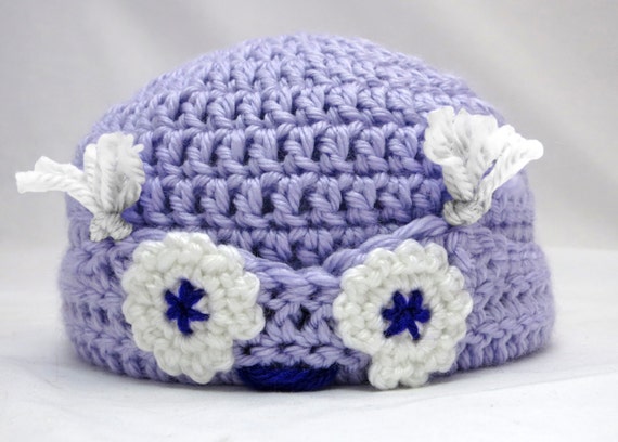 Crochet Pattern Owl Whooties Baby Booties And Beanie Set Crochet Pattern - 