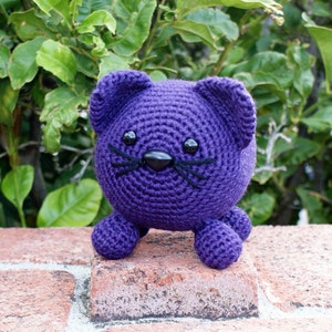 Crochet Pattern ~ Roly Poly Kitty Amigurumi ~ Cat Toy Crochet Pattern ~ Cute Cat Amigurumi Doll Crochet Pattern ~ Cat Gift Crochet Pattern