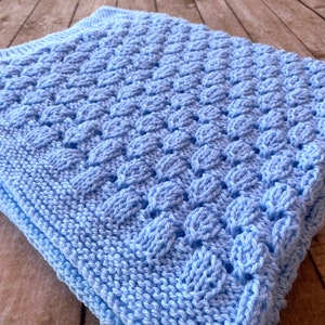 Knitting Pattern ~ Lullaby Baby Blanket ~ Nursery Decor ~ Baby Shower Gift Idea ~ Knit Baby Blanket Pattern ~ Newborn Gift Idea