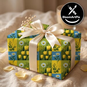 Ensemble de motifs floraux patchwork sans couture, motif répétitif de courtepointe florale colorée, pour la conception de tissus et la sublimation image 16