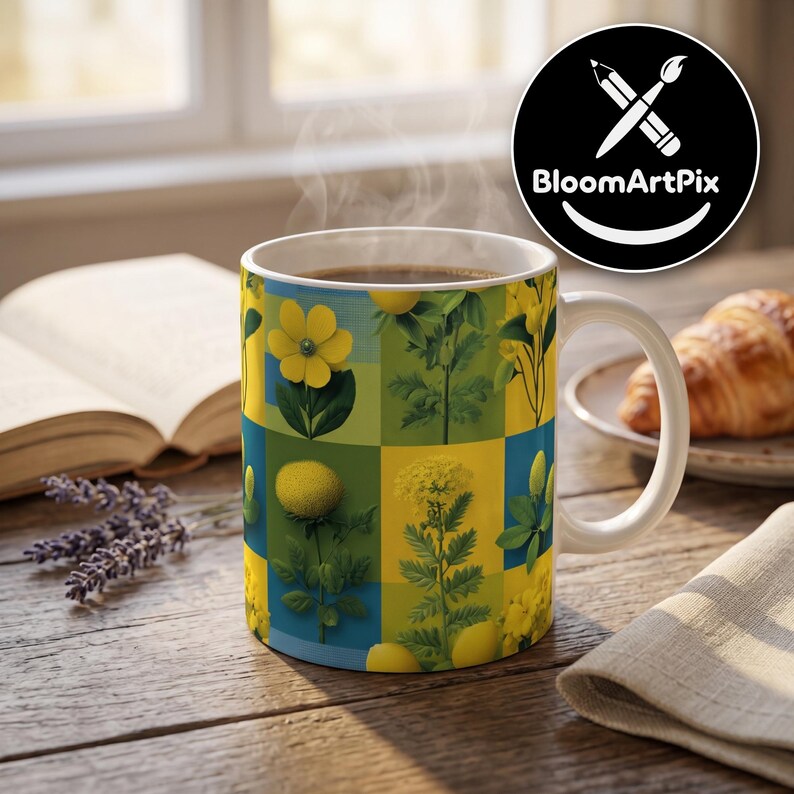 Ensemble de motifs floraux patchwork sans couture, motif répétitif de courtepointe florale colorée, pour la conception de tissus et la sublimation image 10
