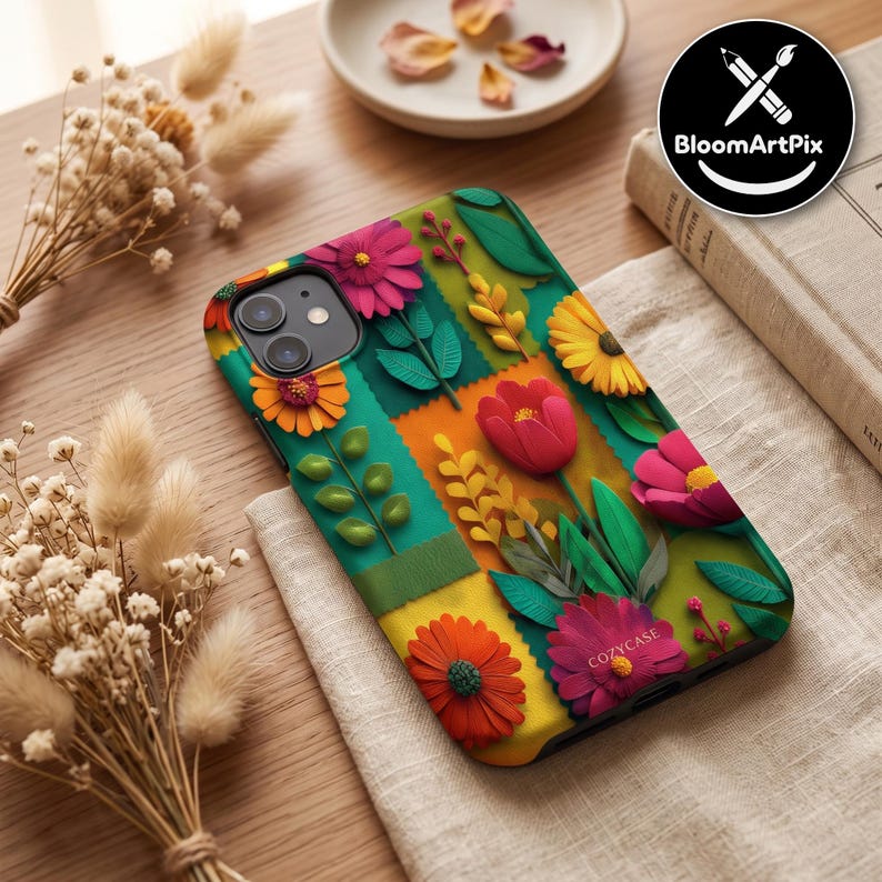 Ensemble de motifs floraux patchwork sans couture, motif répétitif de courtepointe florale colorée, pour la conception de tissus et la sublimation image 6