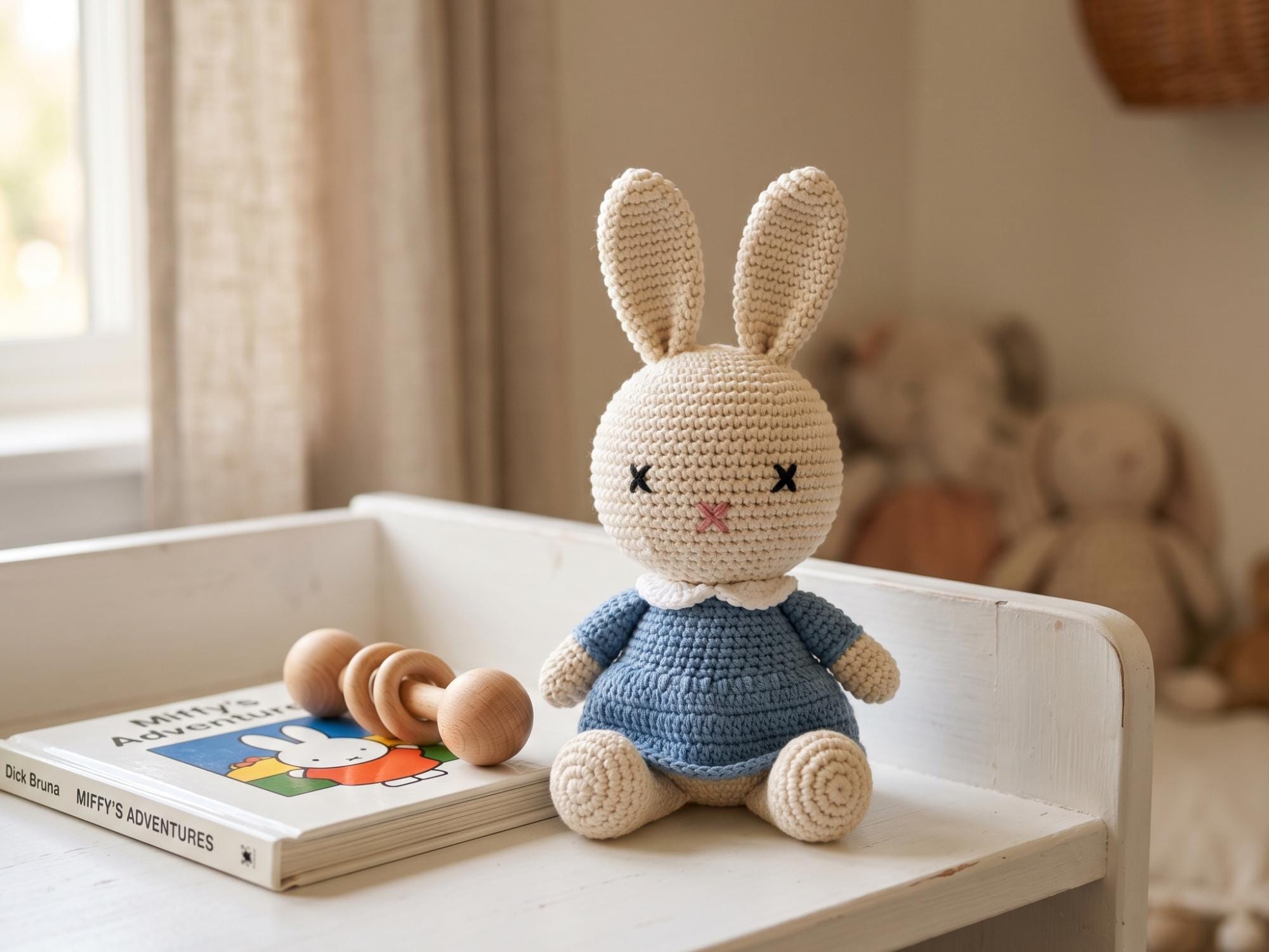 Classic Miffy-Style Amigurumi Bunny PDF Pattern