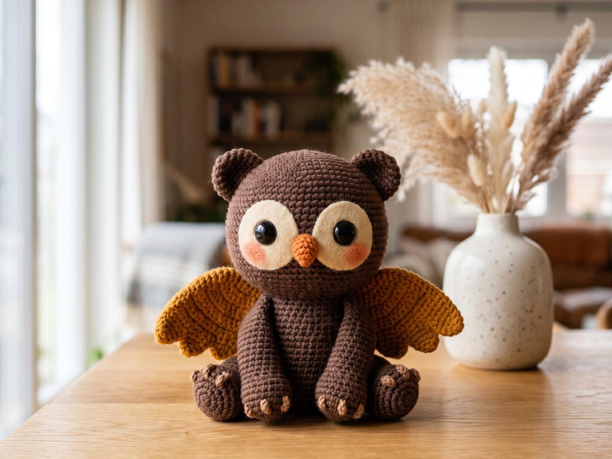 30 DnD Crochet Patterns for Dice Bags, Plushies, and Tabletop Gifts 30 Hoot the Owlbear Crochet Pattern