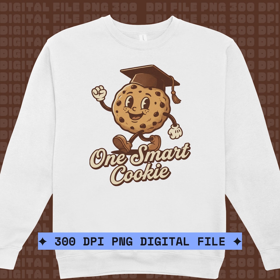Cookies Reward Sticker Retro Cookie Mascot Png Vintage Cartoon Sublimation Teacher Reward ...