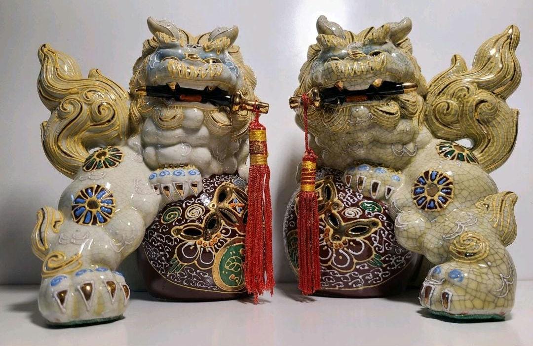 Kutani Foo Dog - Etsy