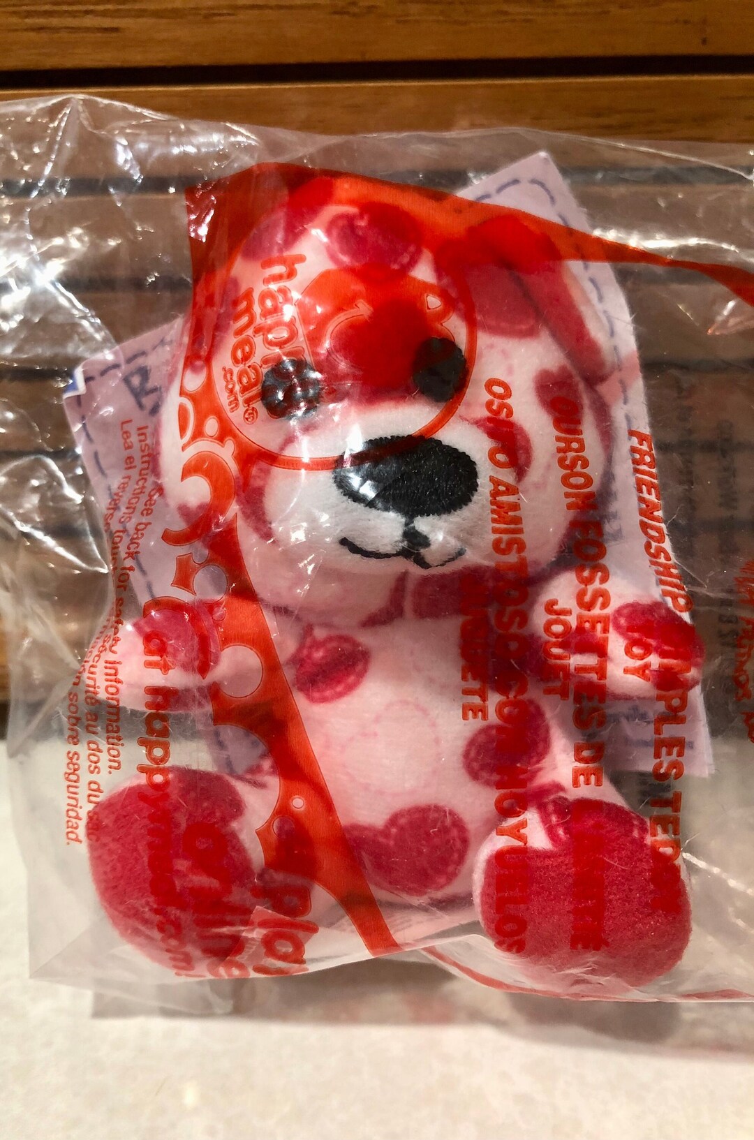Mcdonald's Happy Meal Build-a-bear Friendship Dimples Teddy - Etsy