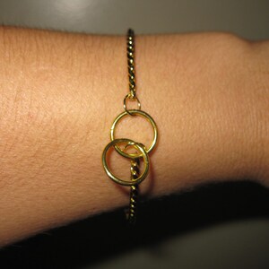Gold Snake Choke Chain Bracelets image 3