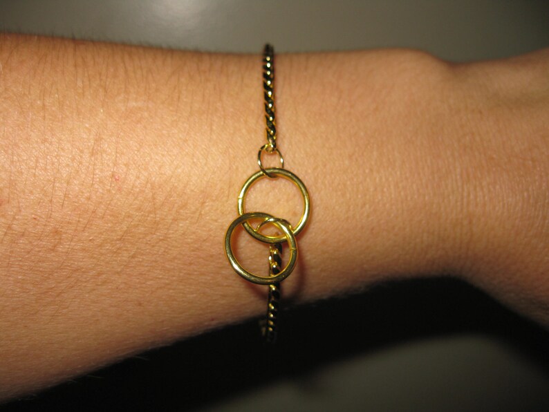 Gold Snake Choke Chain Bracelets image 3