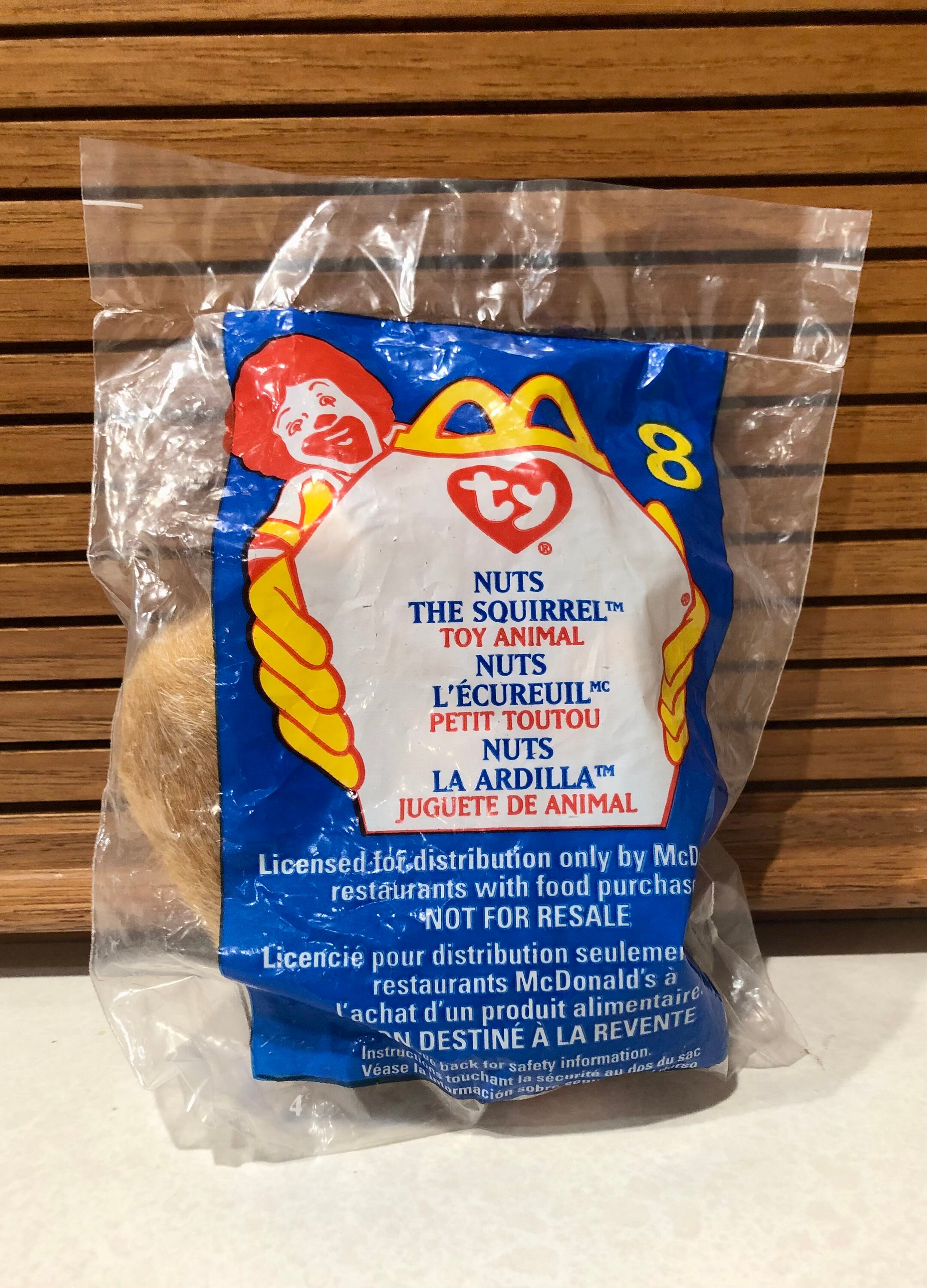 Mcdonalds Ty Beanie Baby Nuts the Squirrel Etsy