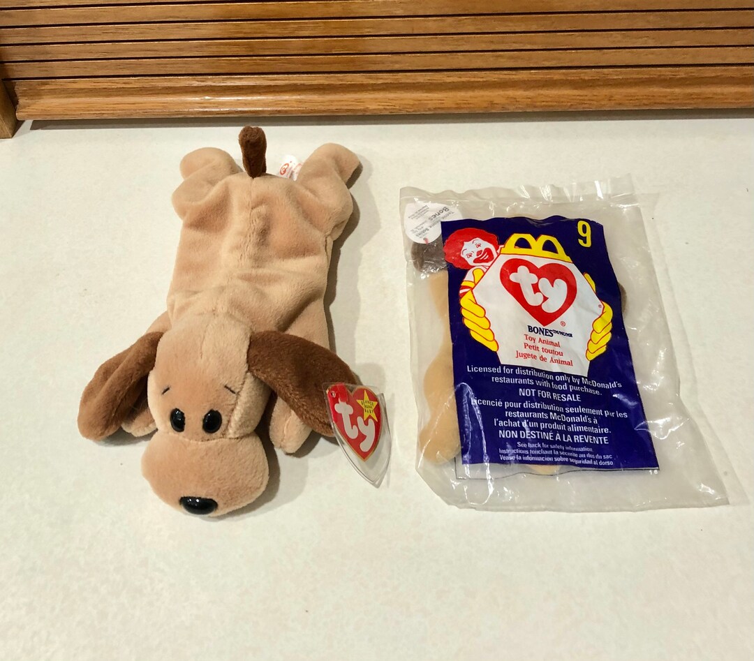 Ty Beanie Babies Bones and Mcd's Bones Etsy