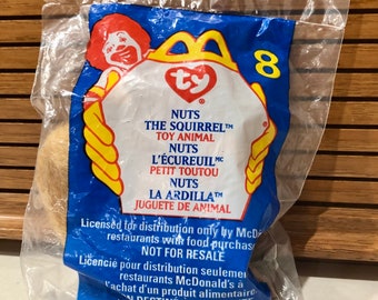 McDonald’s Ty Beanie Baby Nuts the Squirrel