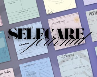 Calming Digital Journal Template – For Daily Reflection, Manifestation, Habits & Goals ADD ON PACK 1
