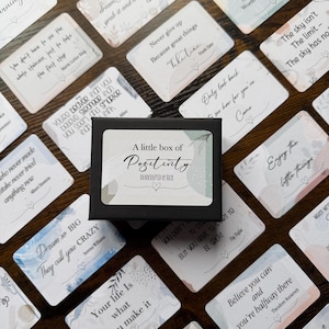 Positivity / Motovational Cards | Positive Quotes | Box of positivity