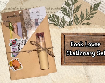 Set de regalo de papelería para amantes de los libros / Mezcla seleccionada