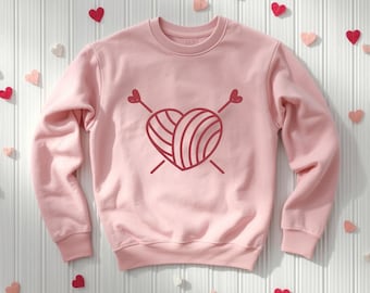 Sudadera de cuello redondo para el día de San Valentín