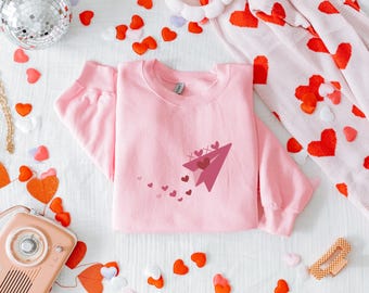 Sudadera XOXO Valentines Day, cuello redondo
