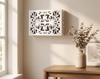 Decorative Door Chime Cover – Elegant Wall Decor to Hide Doorbell Box